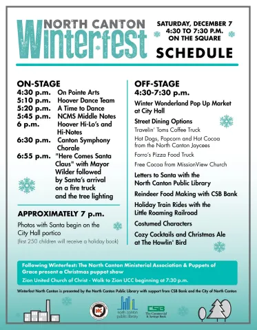 Winterfest Schedule and Information