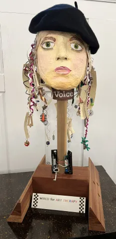 Title: Wired for Art Therapy Media: Mixed Media Artists: Rachel Conner, Adrianne Snyder and Gail Wetherell-Sack