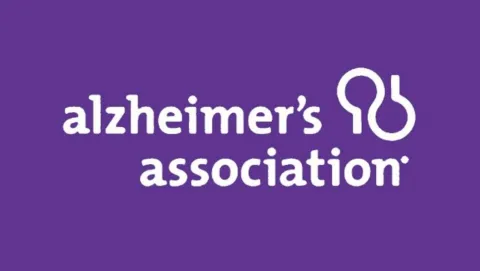 Alzheimer’s Association logo in purple