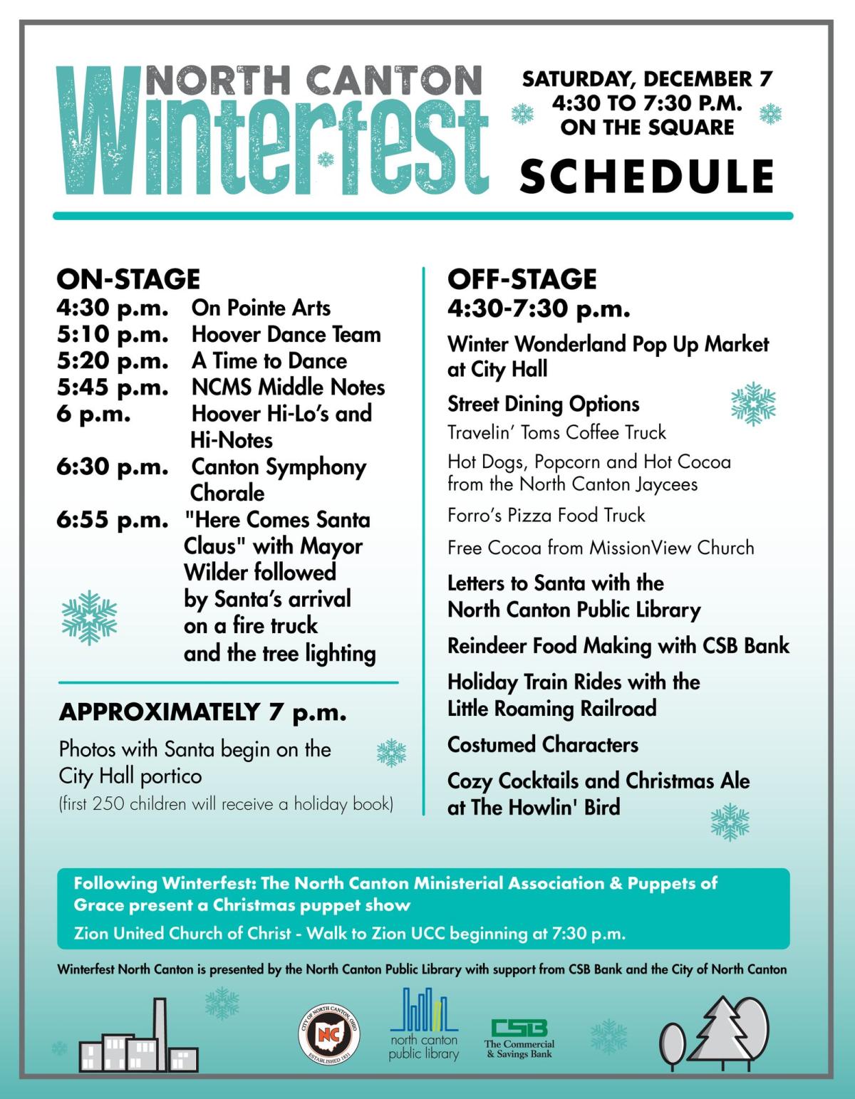 Winterfest Schedule and Information